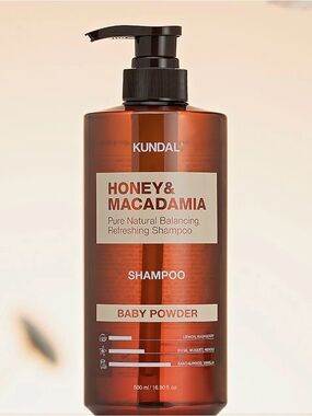 KUNDAL Honey & Macadamia Shampoo Baby Powder 500 mL